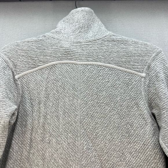 Lululemon Jacket Women's 2 Light Gray On Repeat Full Zip Textured Athleisure - Picture 10 of 12